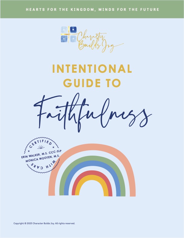 Faithfulness Parent Guide Cover